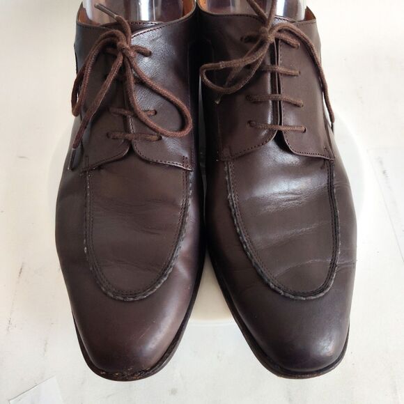 Bally Oxford Brogues Flats Womens 10 / 40.5  Leather Lace Up Adige Italy Vintage - Picture 9 of 14